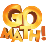 Gold Go Math logo