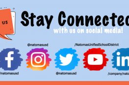 Connect with NUSD on social media banner