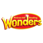 Red and gold McGraw Reading Wonders logo