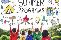 Summer Programs with floating icons