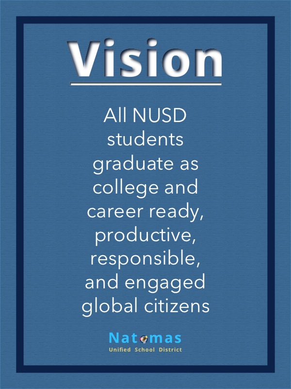Natomas Unified School District Vision