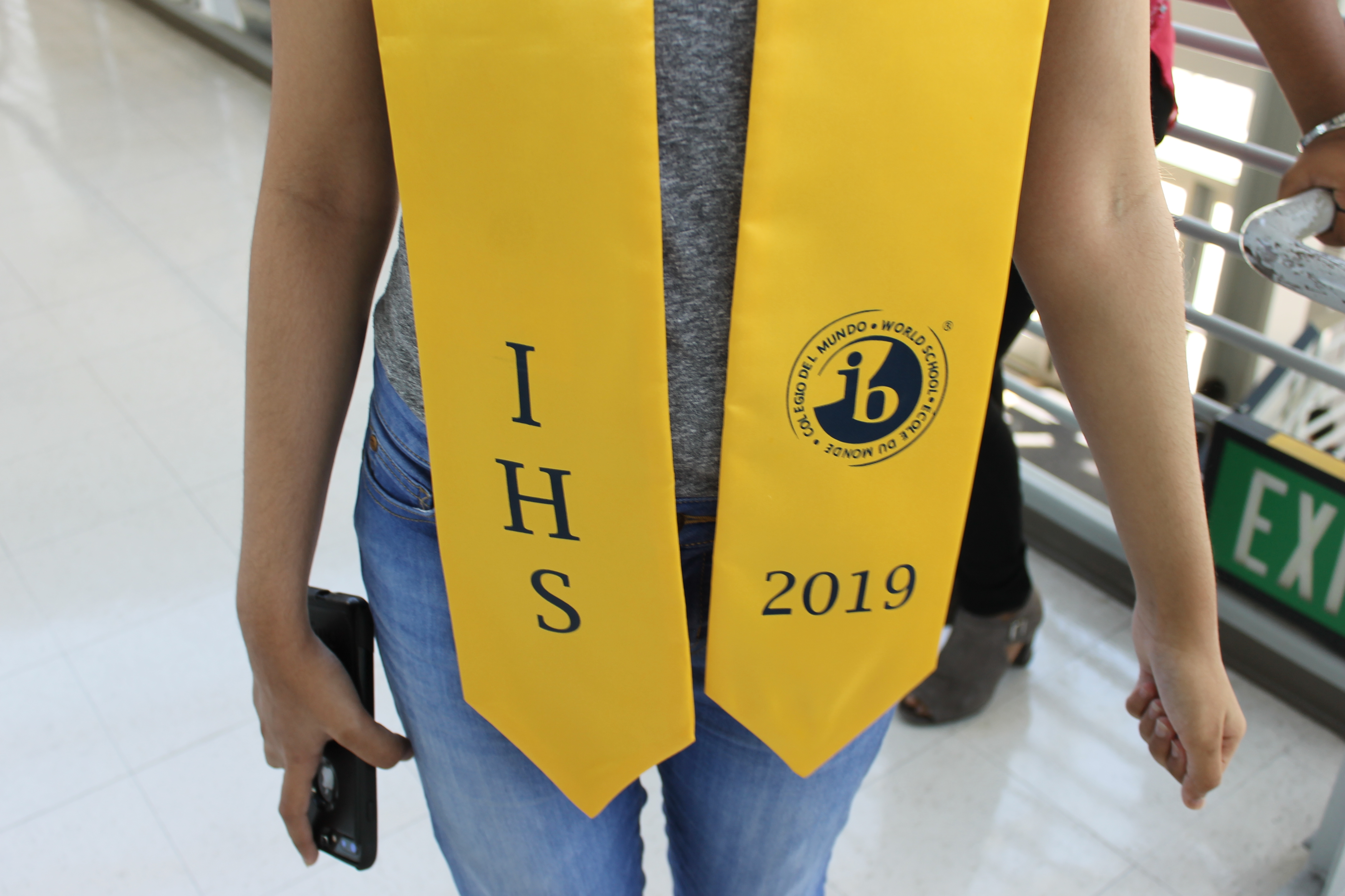 IHS IB graduation sash