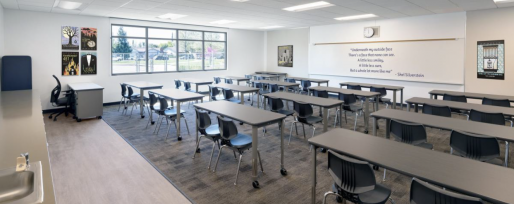 Brand new classroom at Jefferson School in Natomas