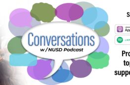 Conversations NUSD Podcast banner